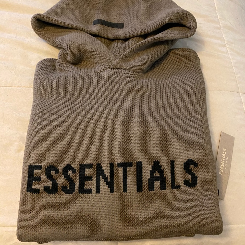 FEAR OF GOD ESSENTIALS Knit Hoodie